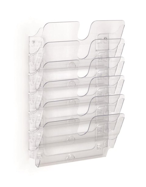 FLEXIPLUS A4 6 poziomych pojemników na dokumenty, przezroczyste 1700014401 DURABLE FLEXIPLUS A4 6 poziomych pojemników na dokumenty, przezroczyste 1700014401 DURABLE