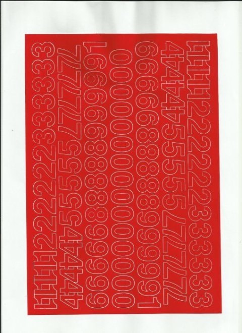 CYFRY samop. 2cm (8) zielone ARTDRUK CYFRY samop. 2cm (8) zielone ARTDRUK