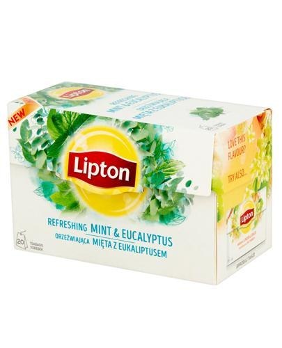 Herbata LIPTON MIĘTA Z EUKALIPTUSEM 20 saszetek Herbata LIPTON MIĘTA Z EUKALIPTUSEM 20 saszetek