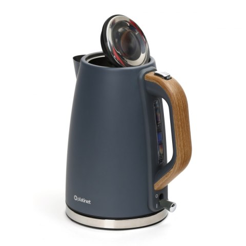 Czajnik elektryczny ELECTRIC KETTLE VELVET 1.7L szary 2400w 45464 PLATINET Czajnik elektryczny ELECTRIC KETTLE VELVET 1.7L szary 2400w 45464 PLATINET
