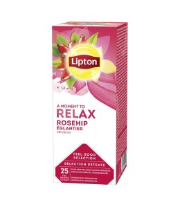 Herbata LIPTON ROSEHIP INFUSION (dzika róża) 25k.fol owocowa