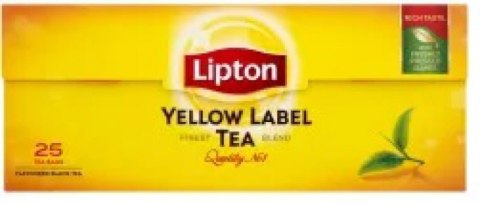 Herbata LIPTON YELLOW LABEL 25 torebek