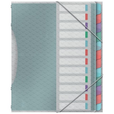 Teczka segregująca Esselte ColourBreeze, z 12 przekładkami 626256 Teczka segregująca Esselte ColourBreeze, z 12 przekładkami 626256