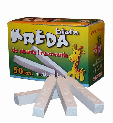 Kreda biała 50szt MAR-BOR B1 Kreda biała 50szt MAR-BOR B1