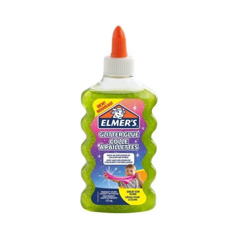 WYCOFANE Elmers PVA klej brokatowy zielony 177ml zmywalny, 2107068