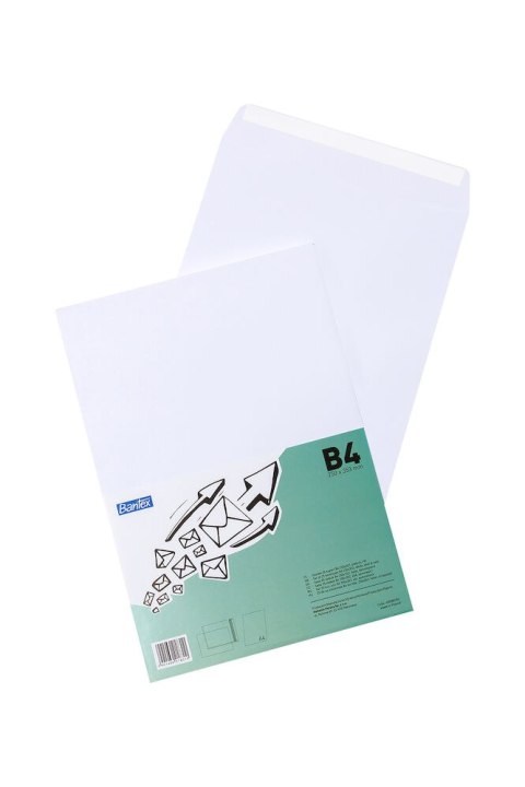 Koperta BANTEX B4 hk biała folia, 50 szt. Koperta BANTEX B4 hk biała folia, 50 szt.