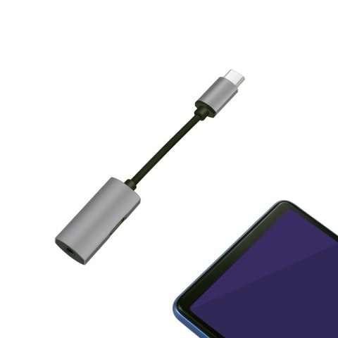 Adapter audio TYPE-C ON 3,5 JACK PORT TYPE-C PLATINET PMMAC35 Adapter audio TYPE-C ON 3,5 JACK PORT TYPE-C PLATINET PMMAC35