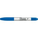 Marker_dwustronny SHARPIE TWIN TIP niebieski S0811120