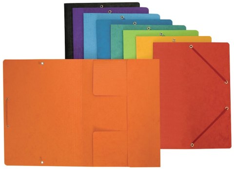 Teczka preszpanowa z gumką A4 BANTEX, zielona, 400087821 Teczka preszpanowa z gumką A4 BANTEX, zielona, 400087821