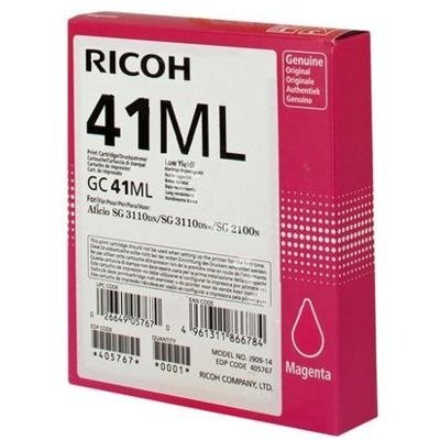 Tusz RICOH GC 41ML (405767) purpurowy 600str Tusz RICOH GC 41ML (405767) purpurowy 600str