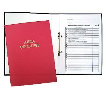 Teczka do akt osobowych z zamkiem czerwona zadruk.1824-339-062 WARTA Teczka do akt osobowych z zamkiem czerwona zadruk.1824-339-062 WARTA