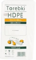 Torebki HDPE 04 14x4x26cm 1000 szt. Torebki HDPE 04 14x4x26cm 1000 szt.