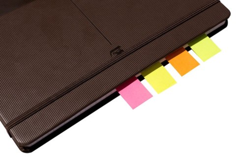 Zakładki samoprzylepne 20x50mm, 4 kolory, BANTEX 400086402 Zakładki samoprzylepne 20x50mm, 4 kolory, BANTEX 400086402