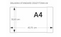 Okładka standard zeszytowa A4 - 300 (25) z kod. na szt. OZK-02 BIURFOL