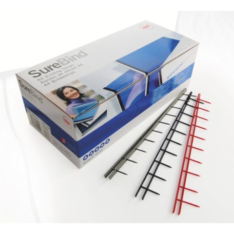 Paski do bindowania GBC do bindownic SureBind, A4 50mm, czarne , 100 szt. 1132886 Paski do bindowania GBC do bindownic SureBind, A4 50mm, czarne , 100 szt. 1132886