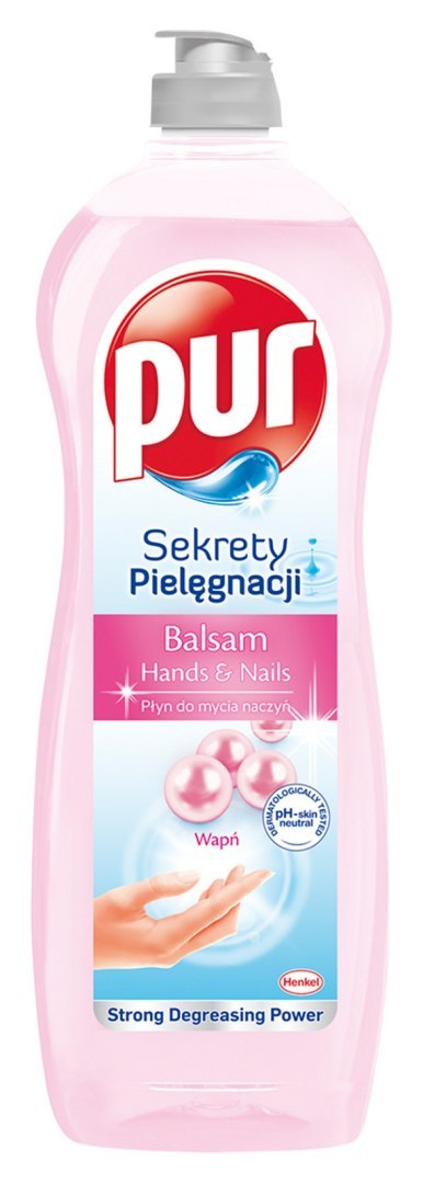 PUR Płyn do mycia naczyń 750 ml Sekrety Pielęgnacji dłonie i paznokcie