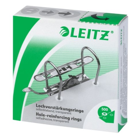 Pierścienie wzmacniające otwory Leitz, biały 500 szt. 17060000 Pierścienie wzmacniające otwory Leitz, biały 500 szt. 17060000