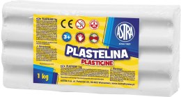 Plastelina Astra 1 kg biała, 303111001