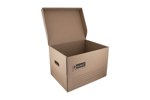 Pudło archwizacyjne zbiorcze 110588 D.RECT 431x333x294mm brązowe Pudło archwizacyjne zbiorcze 110588 D.RECT 431x333x294mm brązowe