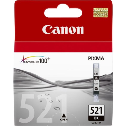 Tusz CANON (CLI-521BK) czarny 1200str 2933B001 iP3600/4600/MP540 (X) Tusz CANON (CLI-521BK) czarny 1200str 2933B001 iP3600/4600/MP540 (X)