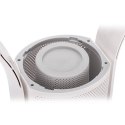 Wentylator bezłopatkowy, oczyszczacz powietrza, cichy, pilot, WiFi, światło UV-C, Filtr HEPA 13, biały, EMADO W-020 M-F-UV-C