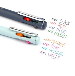 Długopis automatyczny Pentel Multipen iZee 4w1 BXC467 miętowy BXC467-LC