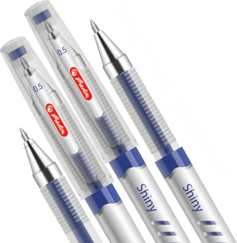 Długopis żelowy SHINY 0,5mm niebieski 9476540 Herlitz Długopis żelowy SHINY 0,5mm niebieski 9476540 Herlitz