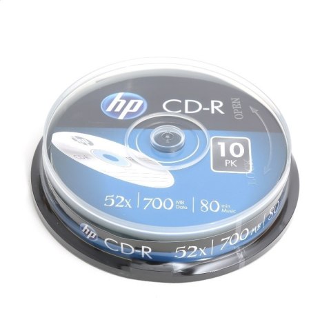 Płyta HP CD-R 700MB 52X (10szt) CAKE box CRE00019 Płyta HP CD-R 700MB 52X (10szt) CAKE box CRE00019